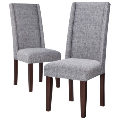 charlie modern wingback dining chair