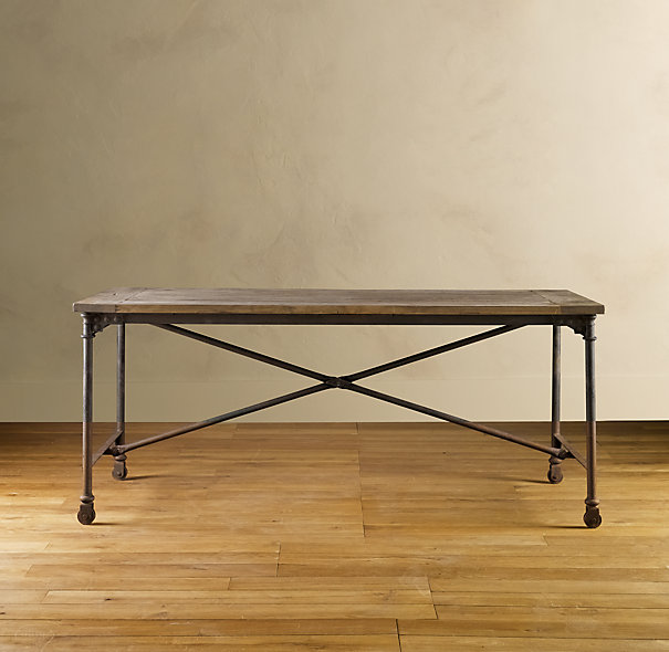 restoration hardware flatiron desk