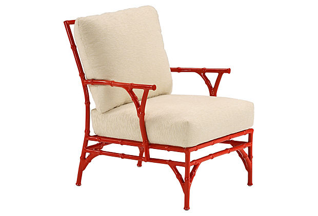 Bamboo Chair Red